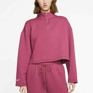 Nike Tech Fleece 1/4 Zip Crop Sweater CT0882-528